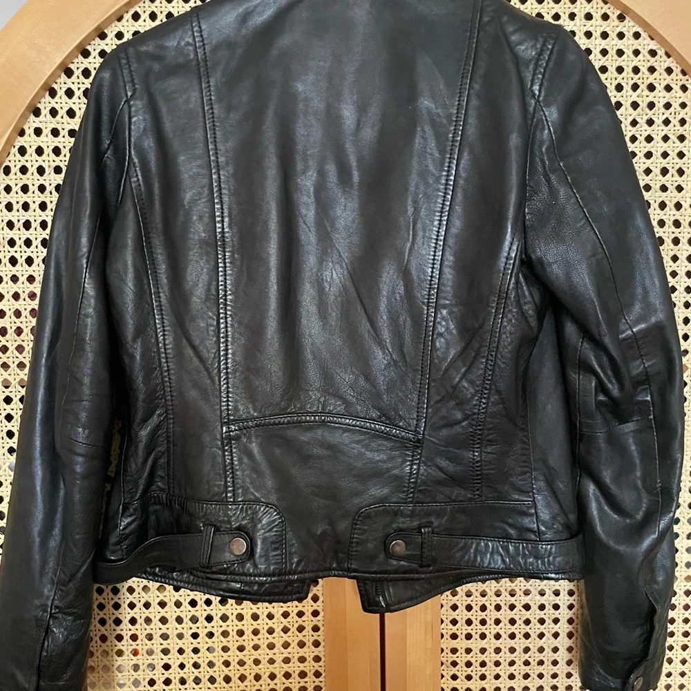 Bod & Christensen black leather jacket. Women’s size medium. - Picture 2 of 3